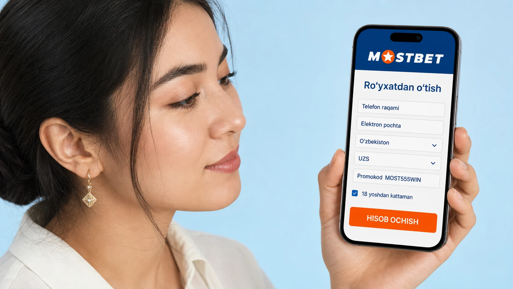 Mostbet ro‘yxatdan o‘tish formasining o‘zbekcha namunasi
