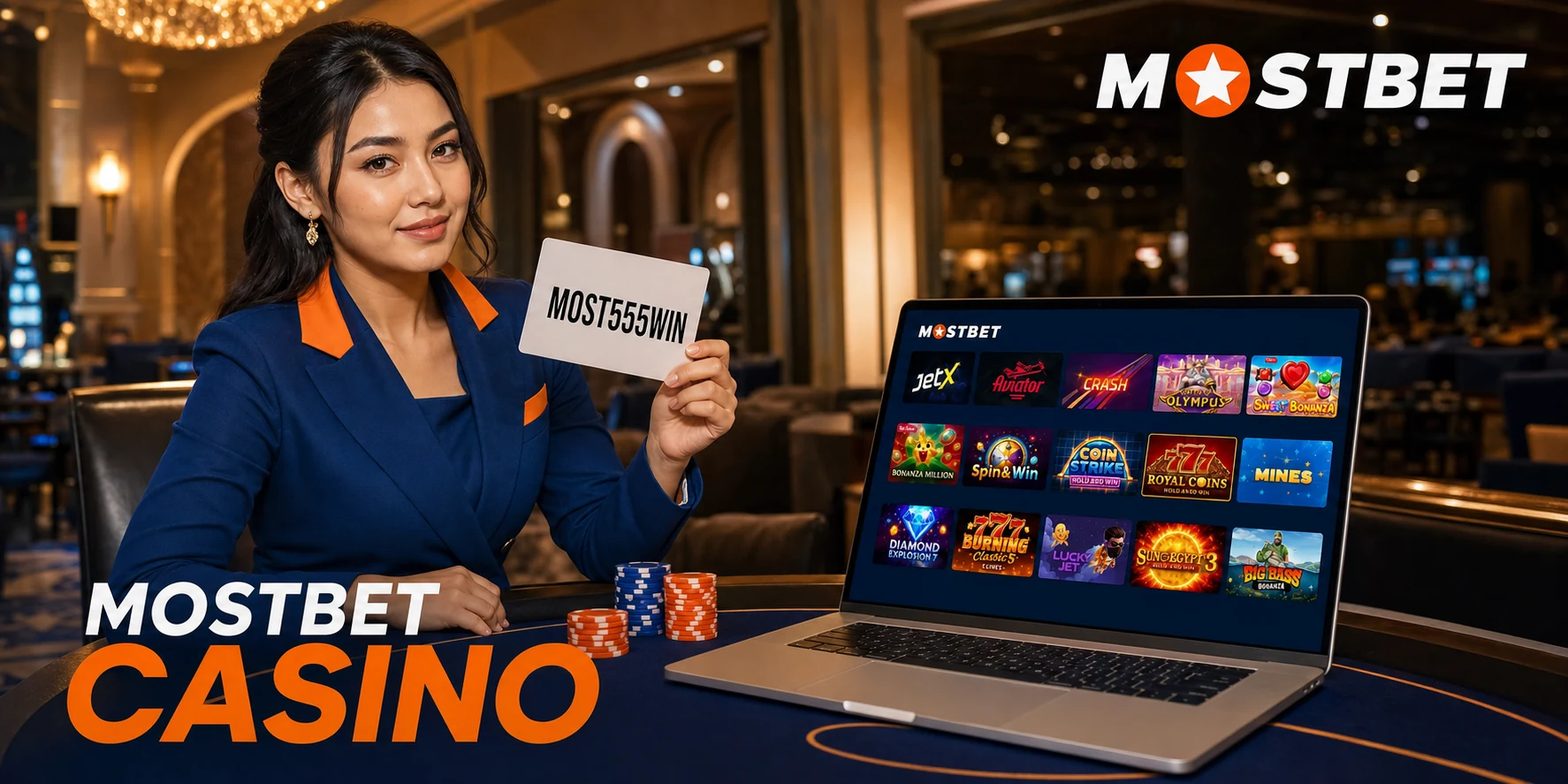 Mostbet Casino o‘yinlari va bonus taklifi